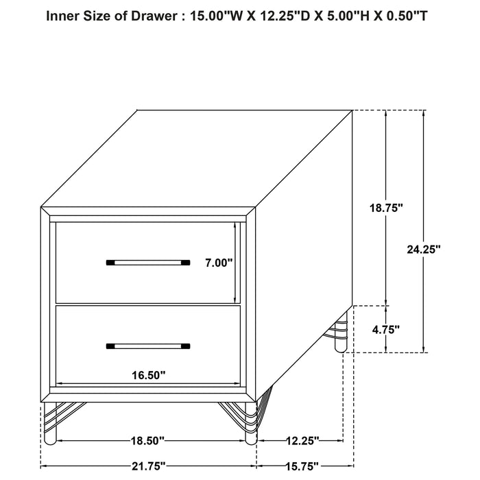 Lucia Nightstand - Tony’s Furniture Store & Linen (GA) - Multi Location