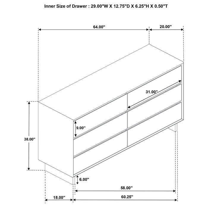 Glenwood Dresser - Tony’s Furniture Store & Linen (GA) - Multi Location