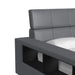Valari Side Bookcase in Grey PU - Tony’s Furniture Store & Linen (GA) - Multi Location