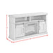 Macau Console with 23"" Fireplace Insert in Grey - Tony’s Furniture Store & Linen (GA) - Multi Location