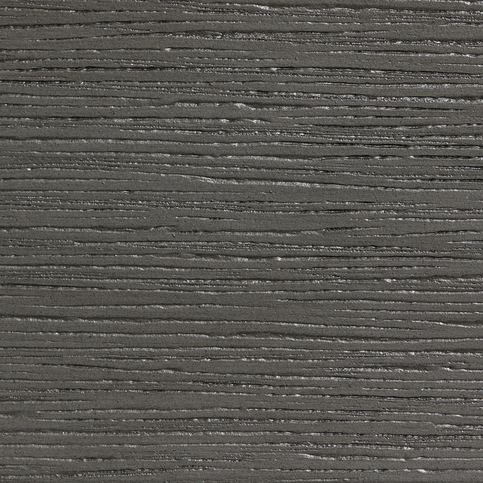 Everdeen Bench w/ Grey Fabric and Nail Heads in Charcoal