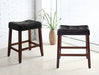 KENT SADDLE COUNTER STOOL BLACK - Tony’s Furniture Store & Linen (GA) - Multi Location