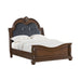Cadenza UPH Bedroom Set with Black PU in Brown - Tony’s Furniture Store & Linen (GA) - Multi Location