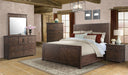 Jax Platform Storage Bedroom Set in Cherry - Tony’s Furniture Store & Linen (GA) - Multi Location