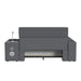 Valari Transformer Bed with Electronic Features in Grey PU - Tony’s Furniture Store & Linen (GA) - Multi Location