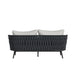 Bali Loveseat with Olefin Grey in Dark Grey - Tony’s Furniture Store & Linen (GA) - Multi Location