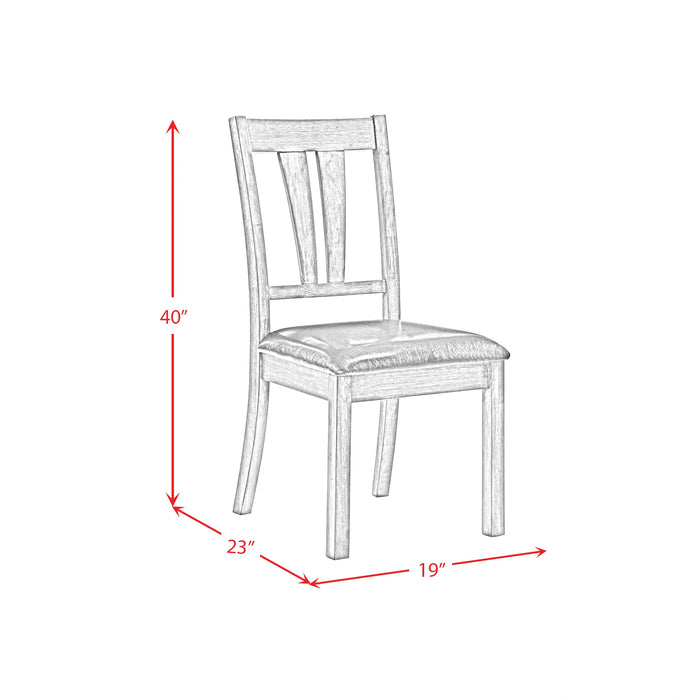 Nathan Fan Back Chair W/Pu Seat (2 Per Pack) - Tony’s Furniture Store & Linen (GA) - Multi Location