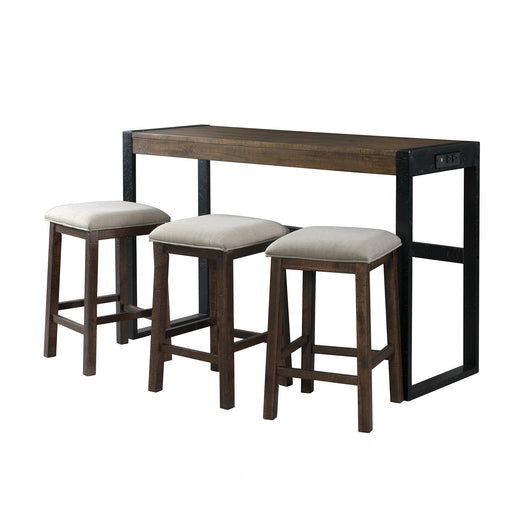 Caesar Occasional Bar Table Single Pack (Table + Three Stools) - Tony’s Furniture Store & Linen (GA) - Multi Location