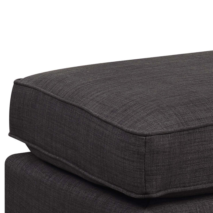 Erica 497 Ottoman W/Chrome Nail (ISTA 3) - Tony’s Furniture Store & Linen (GA) - Multi Location