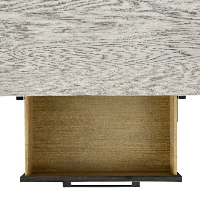 Axel Server in Light Grey and Espresso - Tony’s Furniture Store & Linen (GA) - Multi Location