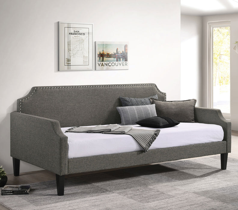 Olivia Upholstered Twin Daybed with Nailhead Trim - Tony’s Furniture Store & Linen (GA) - Multi Location