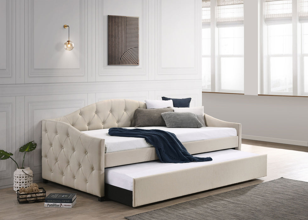 Sadie Upholstered Twin Daybed with Trundle - Tony’s Furniture Store & Linen (GA) - Multi Location