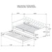 Kendall Daybed - Tony’s Furniture Store & Linen (GA) - Multi Location