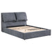 Laurel Upholstered Platform Bed with Pillow Headboard Charcoal Grey - Tony’s Furniture Store & Linen (GA) - Multi Location
