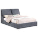 Laurel Upholstered Platform Bed with Pillow Headboard Charcoal Grey - Tony’s Furniture Store & Linen (GA) - Multi Location