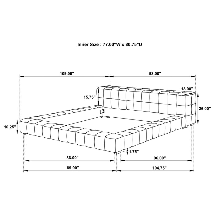 Trinity Eastern King Bed - Tony’s Furniture Store & Linen (GA) - Multi Location