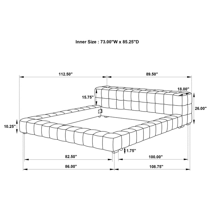 Trinity California King Bed - Tony’s Furniture Store & Linen (GA) - Multi Location