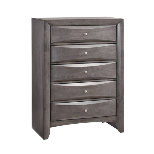 Emily Chest Grey 5Drawer (Sturdy) - Tony’s Furniture Store & Linen (GA) - Multi Location