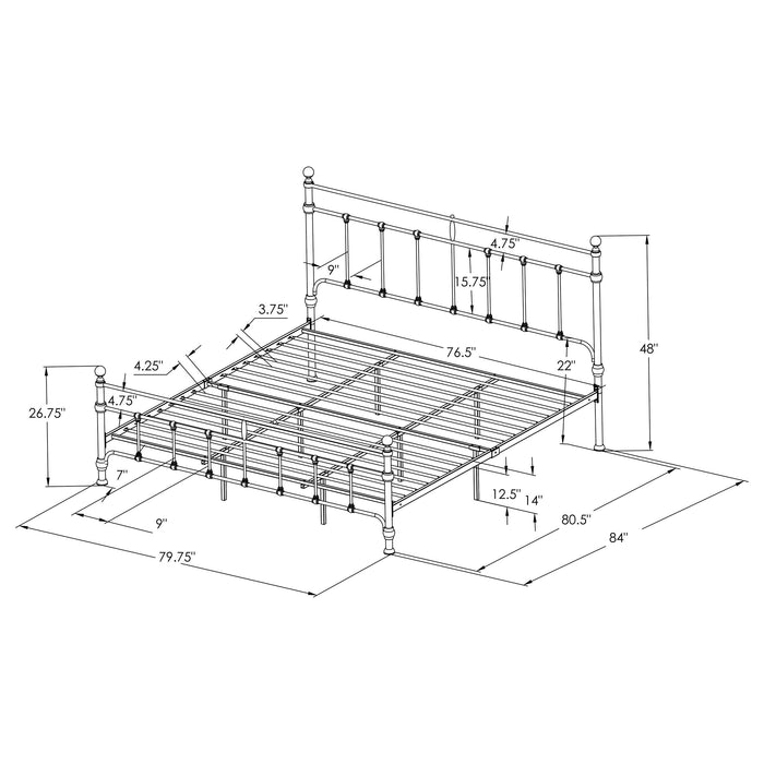 Novak Eastern King Bed - Tony’s Furniture Store & Linen (GA) - Multi Location