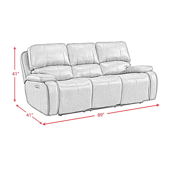 Atlantis Power Motion Sofa with Power Motion Head Recliner in Heritage Brown - Tony’s Furniture Store & Linen (GA) - Multi Location