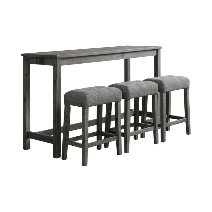 Oak Lawn Bar Table Single Pack (Table + Three Stools) - Tony’s Furniture Store & Linen (GA) - Multi Location