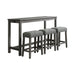 Oak Lawn Bar Table Single Pack (Table + Three Stools) - Tony’s Furniture Store & Linen (GA) - Multi Location