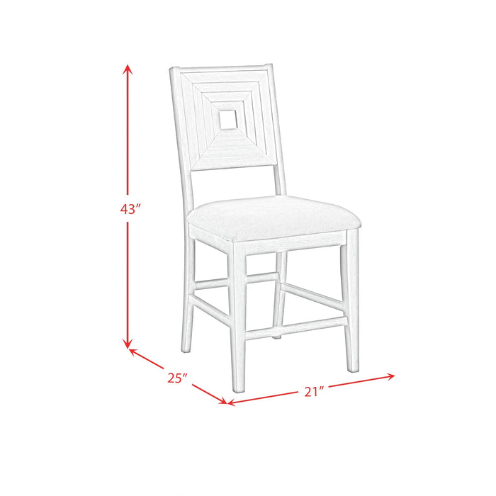 Avalanche Counter Side Chair in Antique White (2 Per Carton) - Tony’s Furniture Store & Linen (GA) - Multi Location