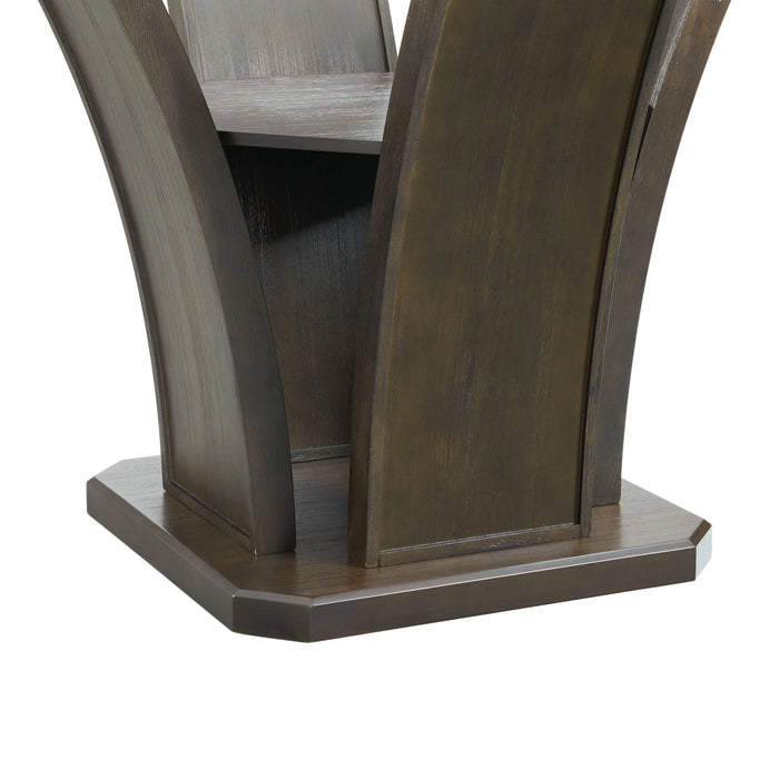 Dapper 5PC Round Dining Set in Walnut-Table & Four Chairs - Tony’s Furniture Store & Linen (GA) - Multi Location