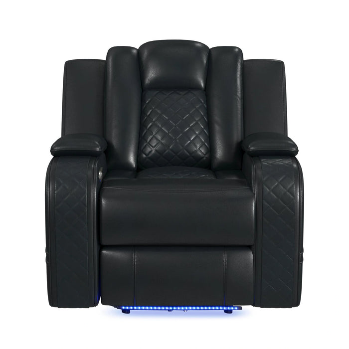 Carlo Power Motion Recliner with Power Headrest, LED - Tony’s Furniture Store & Linen (GA) - Multi Location