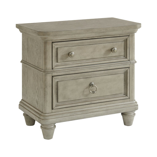 Whit-Ash 2-Drawer Nightstand with USB in Light Grey - Tony’s Furniture Store & Linen (GA) - Multi Location