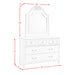 Alana Dresser & Mirror Set - Tony’s Furniture Store & Linen (GA) - Multi Location