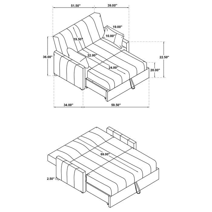 Portland Sofa Bed - Tony’s Furniture Store & Linen (GA) - Multi Location