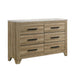Caro Dresser in Natural - Tony’s Furniture Store & Linen (GA) - Multi Location