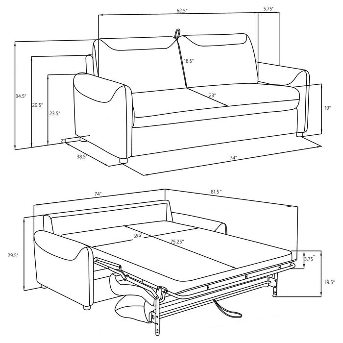 Rylie Sleeper Sofa - Tony’s Furniture Store & Linen (GA) - Multi Location