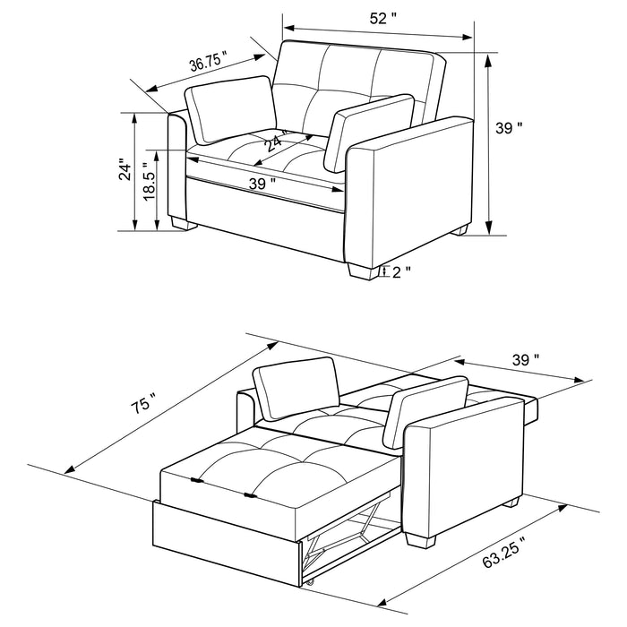Edith Sofa Bed - Tony’s Furniture Store & Linen (GA) - Multi Location