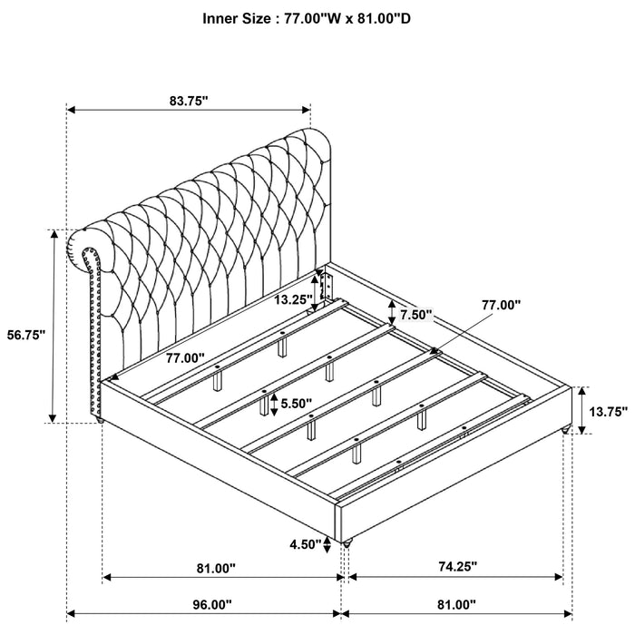 Devon Eastern King Bed - Tony’s Furniture Store & Linen (GA) - Multi Location