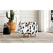 Cow Storage Stool in White and Black - Tony’s Furniture Store & Linen (GA) - Multi Location