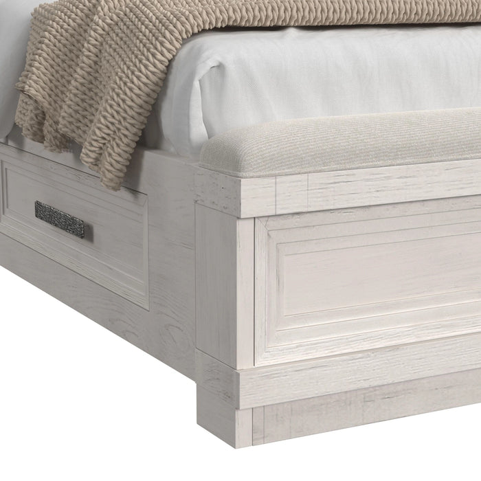 Avalanche Storage Bed in Antique White - Tony’s Furniture Store & Linen (GA) - Multi Location
