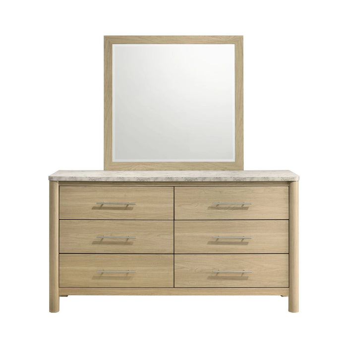 Jonas Dresser and Mirror Set in Natural - Tony’s Furniture Store & Linen (GA) - Multi Location