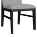 Marlene Dining Side Chair with Grey Fabric in Black (2 Per Carton) - Tony’s Furniture Store & Linen (GA) - Multi Location