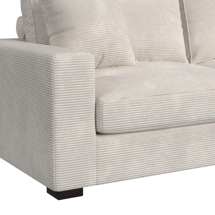 Arizona Modular Armchair/Chaise with 1 Pillow 20" in Steno Beige - Tony’s Furniture Store & Linen (GA) - Multi Location