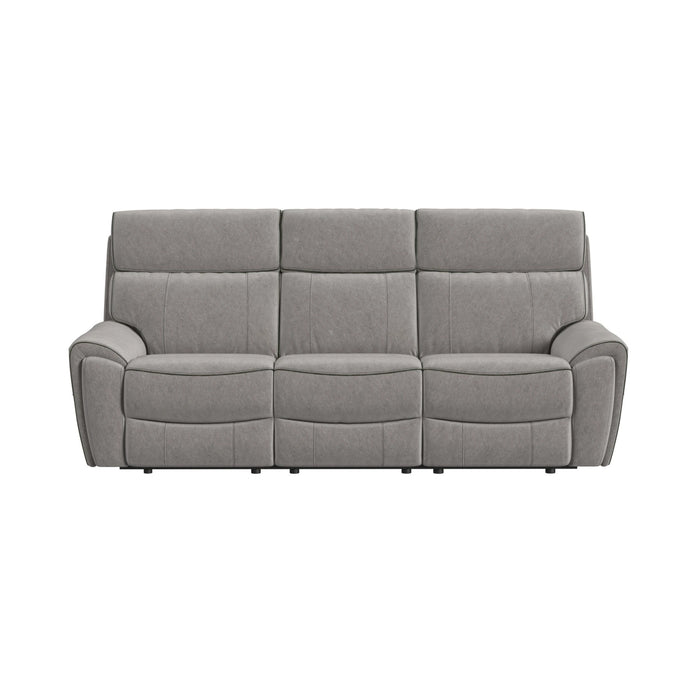 Jackpot P1 Sofa with Heat Massage in Explore Light Grey - Tony’s Furniture Store & Linen (GA) - Multi Location