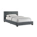 Brookhaven UPH Bed in Grey Velvet - Tony’s Furniture Store & Linen (GA) - Multi Location