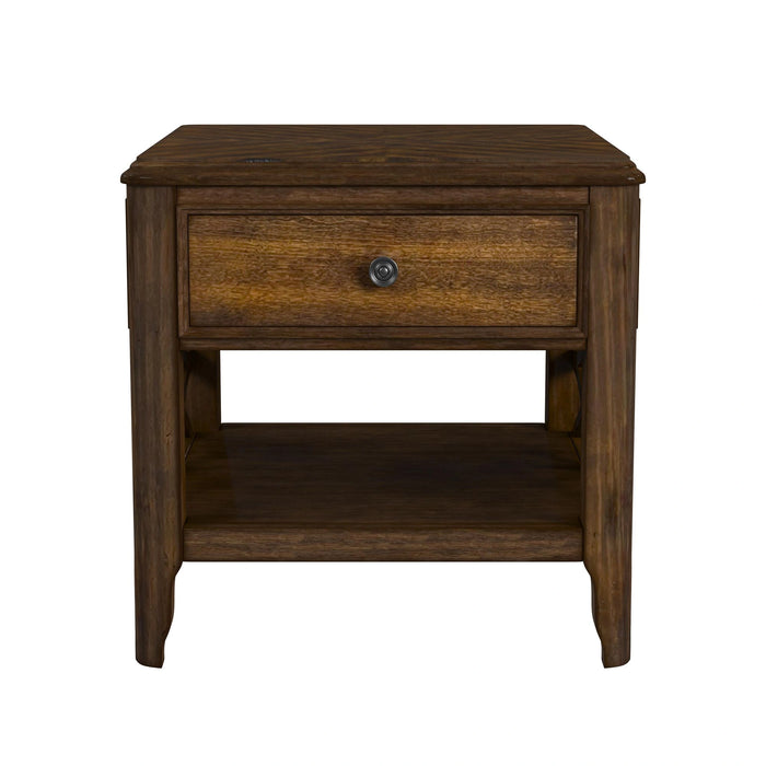 Phillipe End Table in Cherry