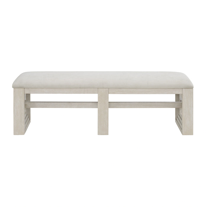 Avalanche Dining Bench in Antique White - Tony’s Furniture Store & Linen (GA) - Multi Location