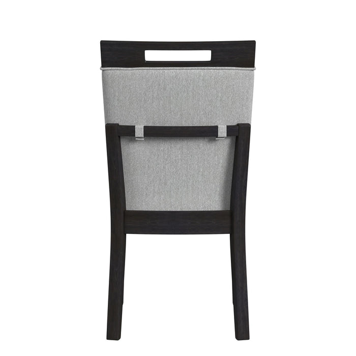 Transcend Side Chair with Light Grey Fabric in Charcoal (2 Per Carton) - Tony’s Furniture Store & Linen (GA) - Multi Location