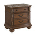 Cadenza UPH Bedroom Set with Black PU in Brown - Tony’s Furniture Store & Linen (GA) - Multi Location