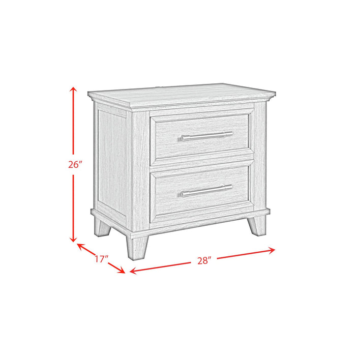 Canterbury 2-Drawer Nightstand with USB - Tony’s Furniture Store & Linen (GA) - Multi Location