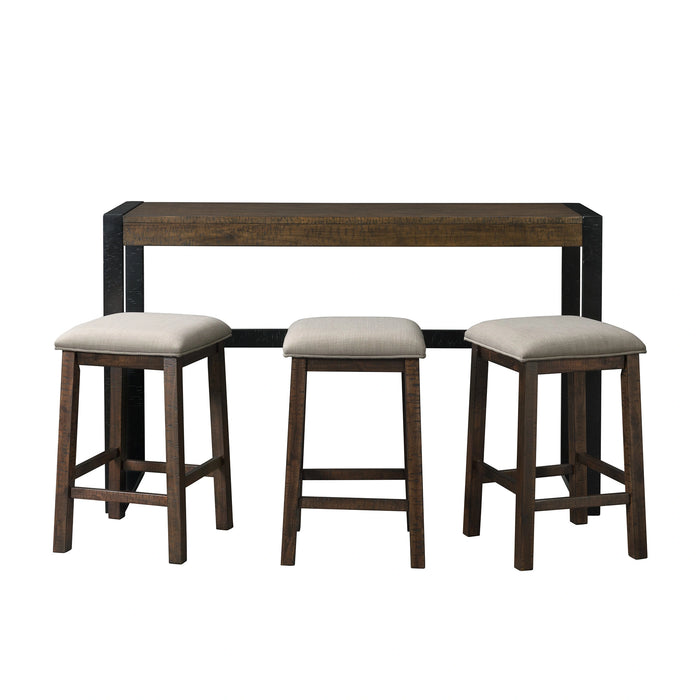 Caesar Occasional Bar Table Single Pack (Table + Three Stools) - Tony’s Furniture Store & Linen (GA) - Multi Location