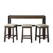 Caesar Occasional Bar Table Single Pack (Table + Three Stools) - Tony’s Furniture Store & Linen (GA) - Multi Location